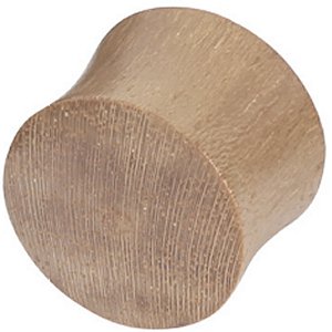 Light Teak Wood Plug