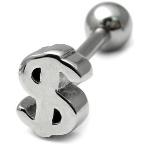 Shaped Steel Tongue Bar - Dollar