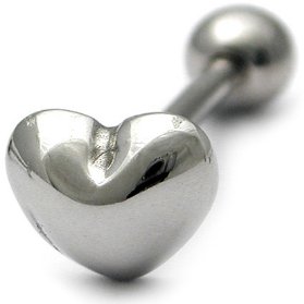 Shaped Steel Tongue Bar - Heart