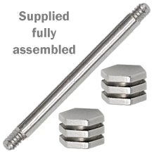 Hexagonal Bolts Steel Barbell