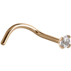 9ct Gold Jewelled Nose Stud