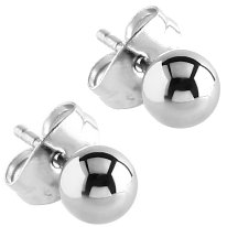 Steel Ball Ear Studs