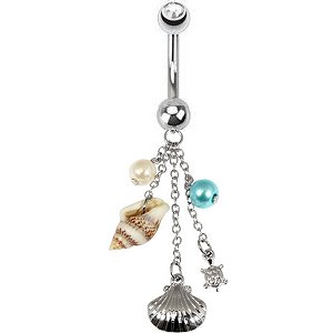 Seashells Belly Bar