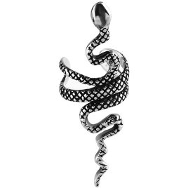 Steel Snake Ear Cuff