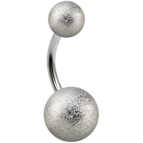 1.6mm Gauge Steel Banana with Unequal Shimmer Balls