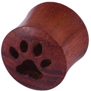 Rengas Wood Paw Print Plug