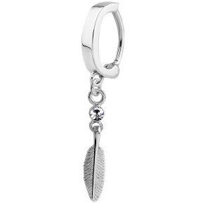 Dangly Feather Huggy Belly Ring