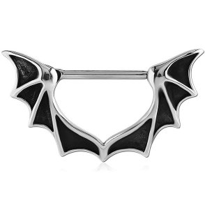 Steel Bat Wings Nipple Clicker