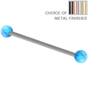 Industrial Scaffold Barbell - Opal Balls