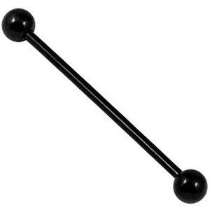 PVD Black on Steel Industrial Scaffold Barbell