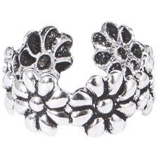 925 Sterling Silver Ear Cuff - Daisies