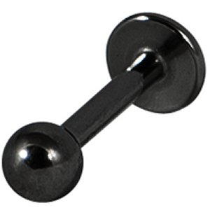 1.6mm Gauge PVD Black on Steel Labret