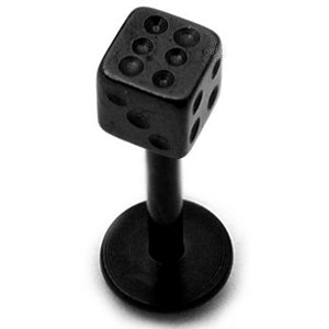 PVD Black Dice Labret