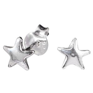925 Sterling Silver Star Ear Studs