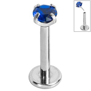 1.2mm Gauge Threadless Titanium Claw Set Jewel Labret