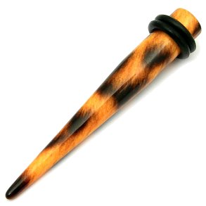 Straight Brown Leopardskin Stretcher