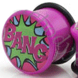 Acrylic BANG Ear Plug