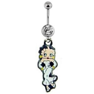 Betty Boop Hello Boys Belly Bar