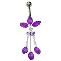 Pearly Petals Belly Bar