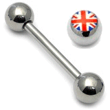 Union Jack Barbell