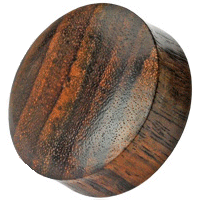 Dark Teak Wood Plug