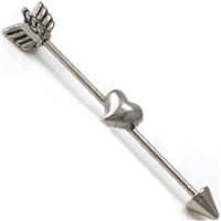 Industrial Scaffold Barbell - Cupid's Arrow
