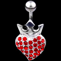 Heart & Crown Belly Bar