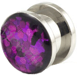 Steel Glitter Two-Piece Plug