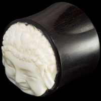 Horn & Bone Buddha Plug