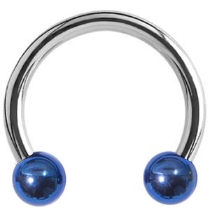 1.2mm Titanium Circular Barbell - Internally Threaded