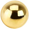9 Carat Gold Plain Clip-In Ball