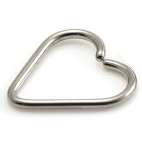 Heart-Shaped Steel Continuous Ring