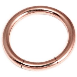 PVD Rose Gold Smooth Segment Ring
