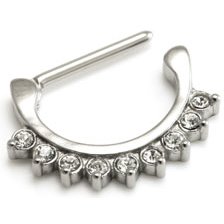 Jewelled Steel Nipple Clicker