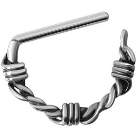 Steel Barbed Wire Nipple Clicker
