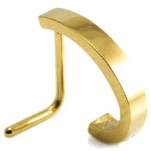 Plain PVD Gold Nose Wrap