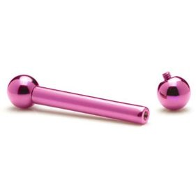 3.2mm Gauge Titanium Barbell - Internally-Threaded