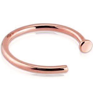 9 Carat Rose Gold Open Ring