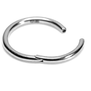 1.0mm Gauge 18ct White Gold Hinged Segment Ring