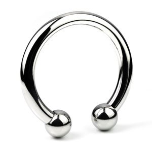 2.4mm Gauge Titanium Circular Barbell - Internally-Threaded