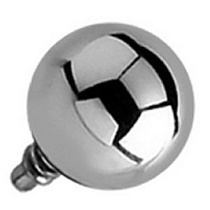 1.6mm Gauge Titanium Ball - Internally-Threaded