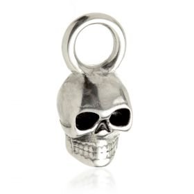 Steel Slip-On Charm - Skull