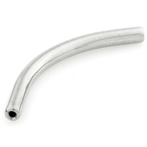 1.2mm Gauge Threadless Titanium Banana - Stem Only