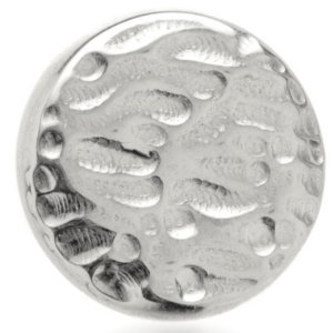 1.2mm Gauge Rippled Titanium Disc Attachment - Internally-Threaded