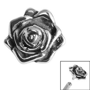 1.2mm Gauge Steel Rose Attachment - Internally-Threaded
