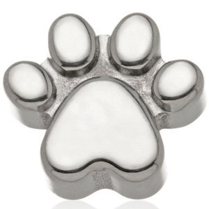 1.2mm Gauge Titanium Pawprint Attachment - Internally-Threaded