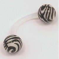 Zebra Navel Retainer