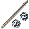 Zebra Balls Barbell