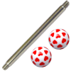 Poker Hearts Balls Barbell