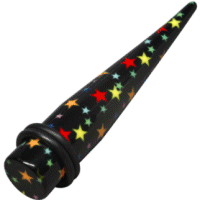 Straight Multi-Coloured Stars Stretcher